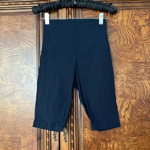 Lululemon Navy Biker Align shorts